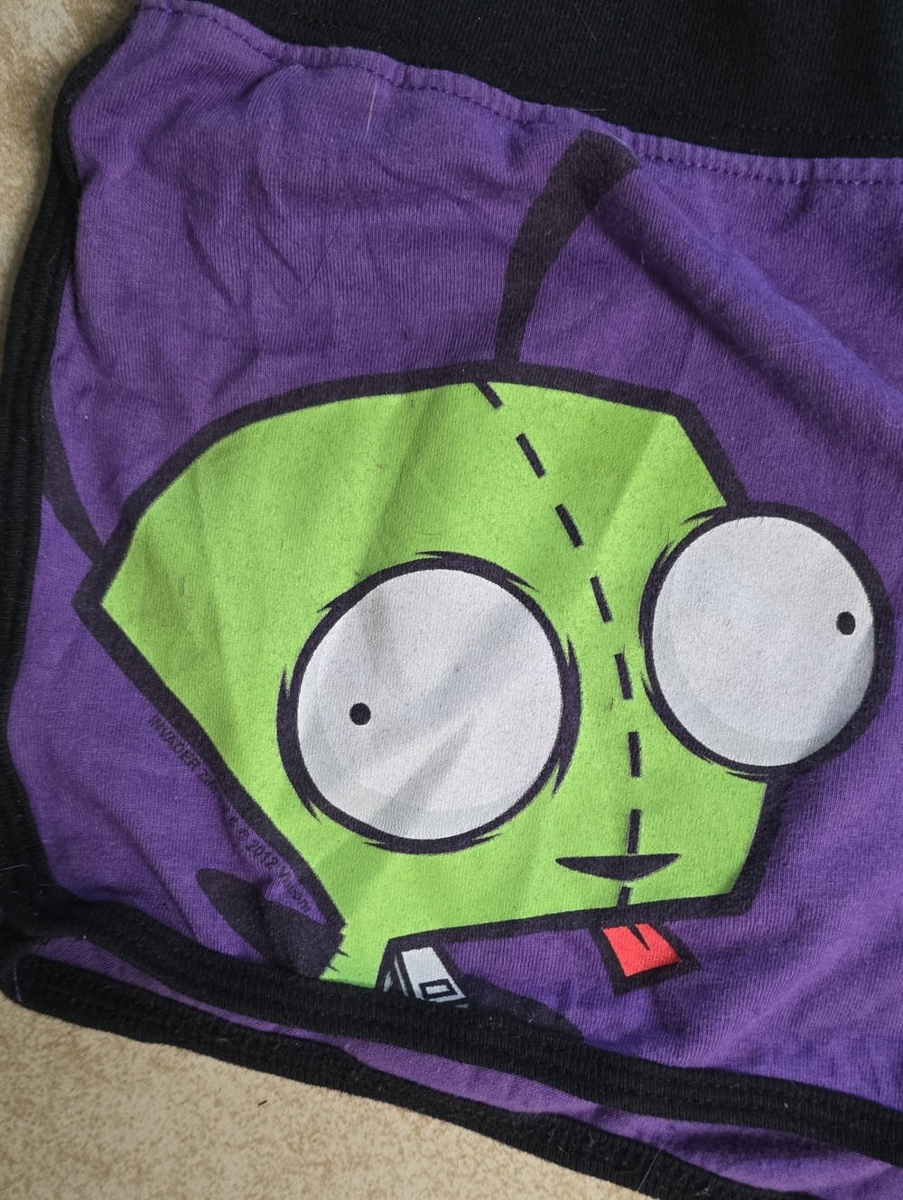 Invader Zim Gir Hi Bye Shorts XL - Picture 4 of 6